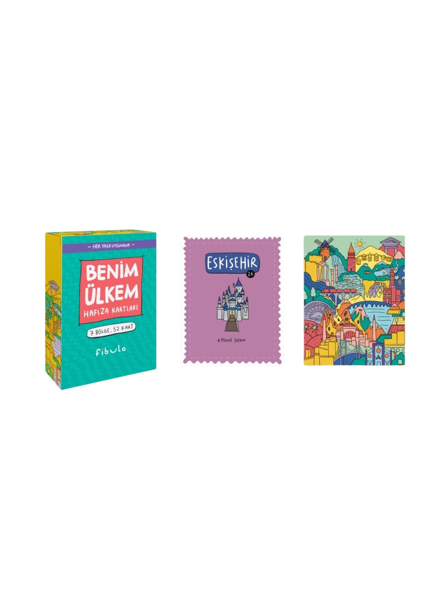'Benim Ülkem' Memory-Kartenspiel
