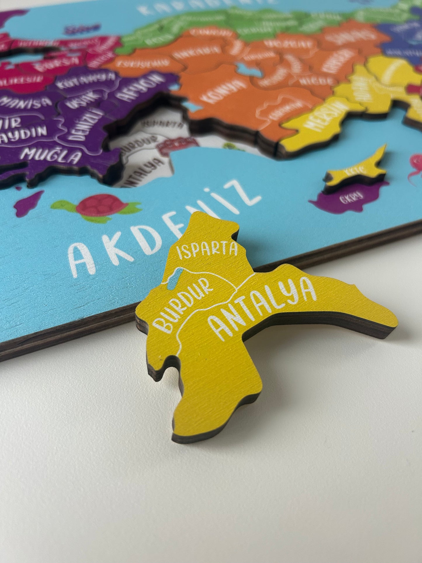Holzpuzzle 'Türkei-Landkarte'