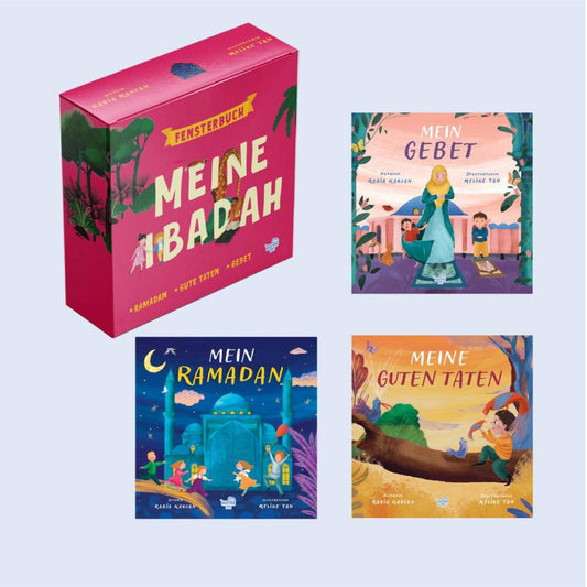 Meine Ibadah (3 Bücher mit Klappfenster)