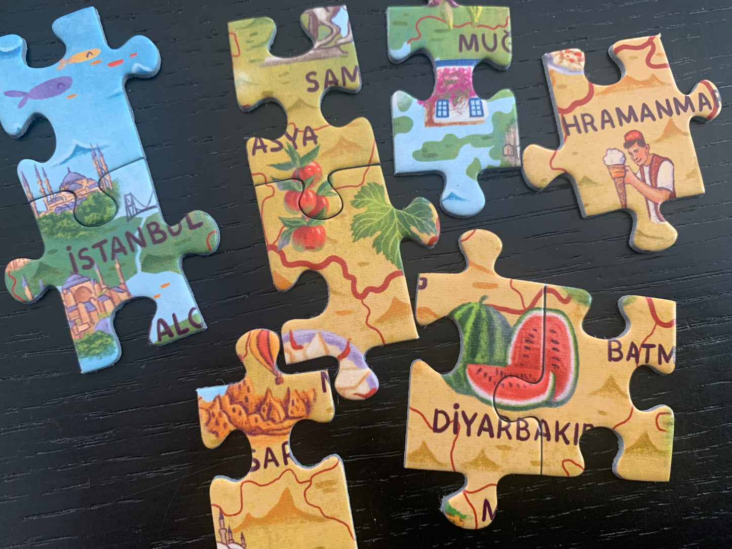 Kinderpuzzle 'Türkiye'yi Kesfet'