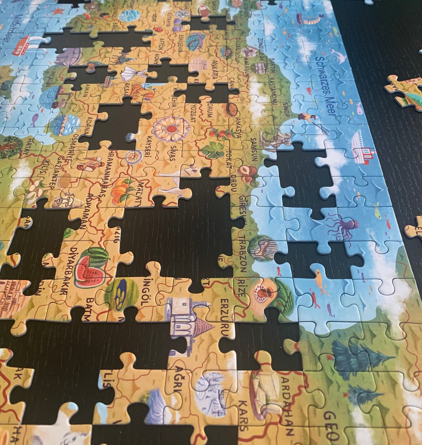 Kinderpuzzle 'Türkiye'yi Kesfet'